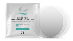Tristar Attachment Template (5sheets/pack) : TRISTAR-Aligner Material