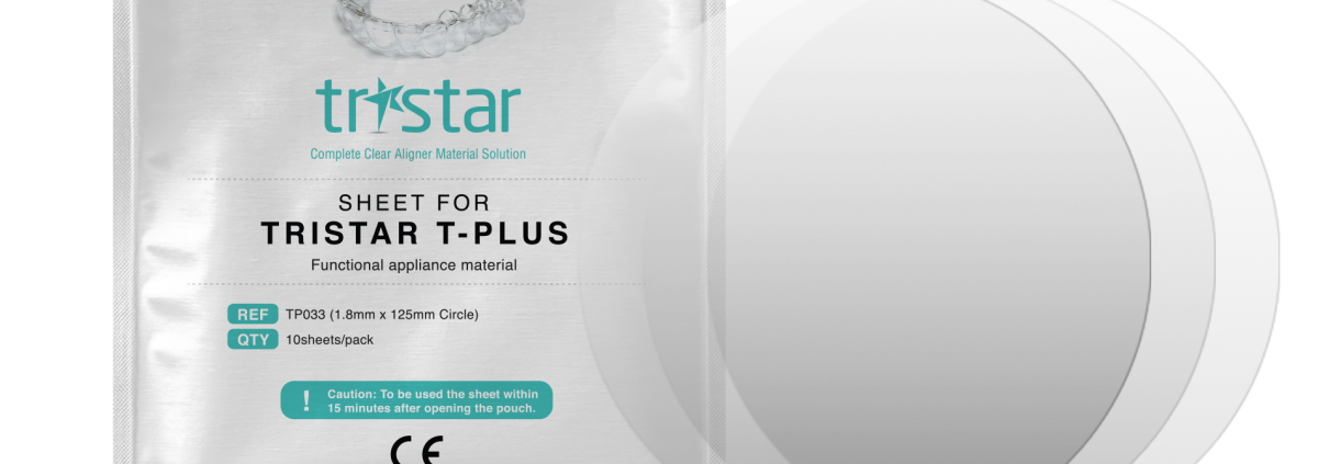 Introducing the world's first clear aligner material for digital functional appliances: TRISTAR T- Plus : TRISTAR-Aligner Material